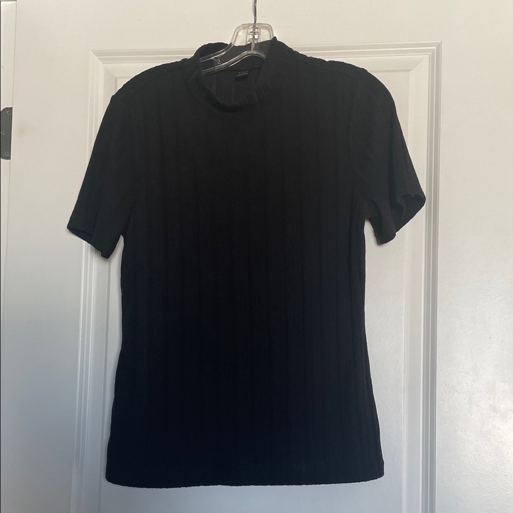 SHEIN Classic Black Short Sleeve Top